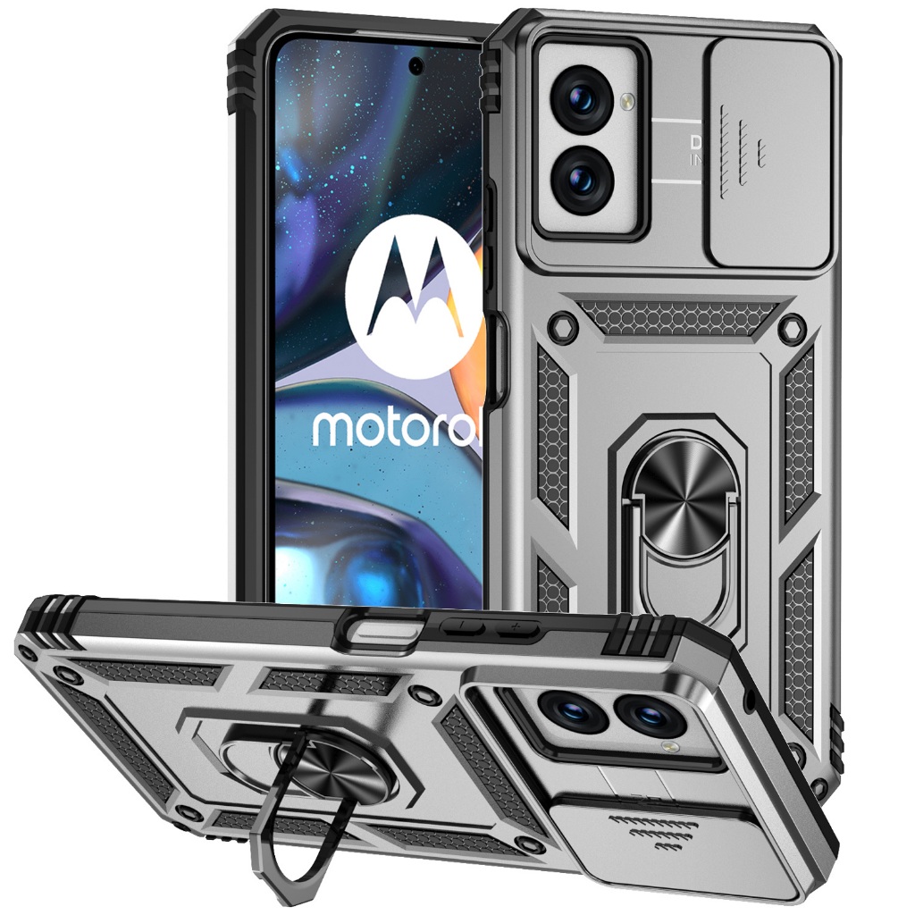 For Motorola G Power 2024  ,เคสโทรศัพท์มือถือ ป้องกันเลนส์ หมุนได้ 360 องศา พร้อมแหวนขาตั้งแม่เหล็ก สําหรับ MOTO G Power 2024