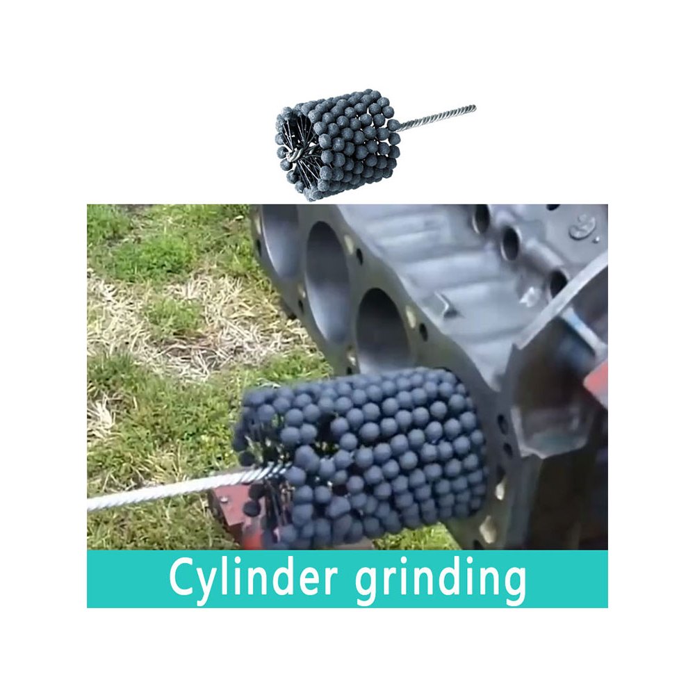 [คุณภาพ] Flex Honing แปรงกระบอก 40 มม.เครื่องมือ CNC Honing แปรงสําหรับเครื่องยนต์รถยนต์วาล์วเบรค Ba