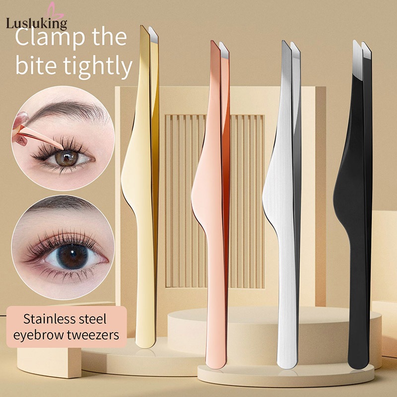 Lusluking แหนบสร้างสรรค์, แหนบกําจัดขนคิ้วละเอียด, แหนบสเตนเลส, เครื่องมือความงาม