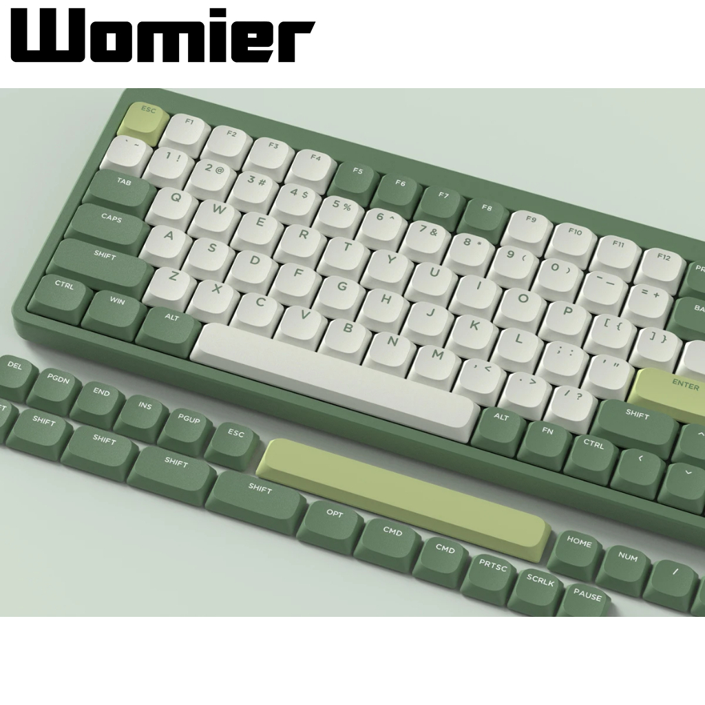 Womier ปุ่มกดคีย์บอร์ด PBT 143 คีย์ สําหรับ Cherry Gateron MX Switches