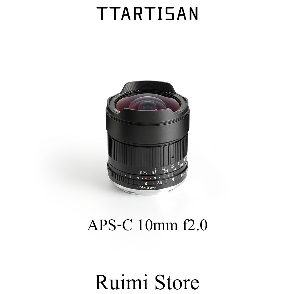 TTArtisan 10 มม. F2.0 APS-C เลนส์มุมกว้างโฟกัสแบบแมนนวลสําหรับ E /  X /  R /  Z / M43 เมาท์กล้องมิเร