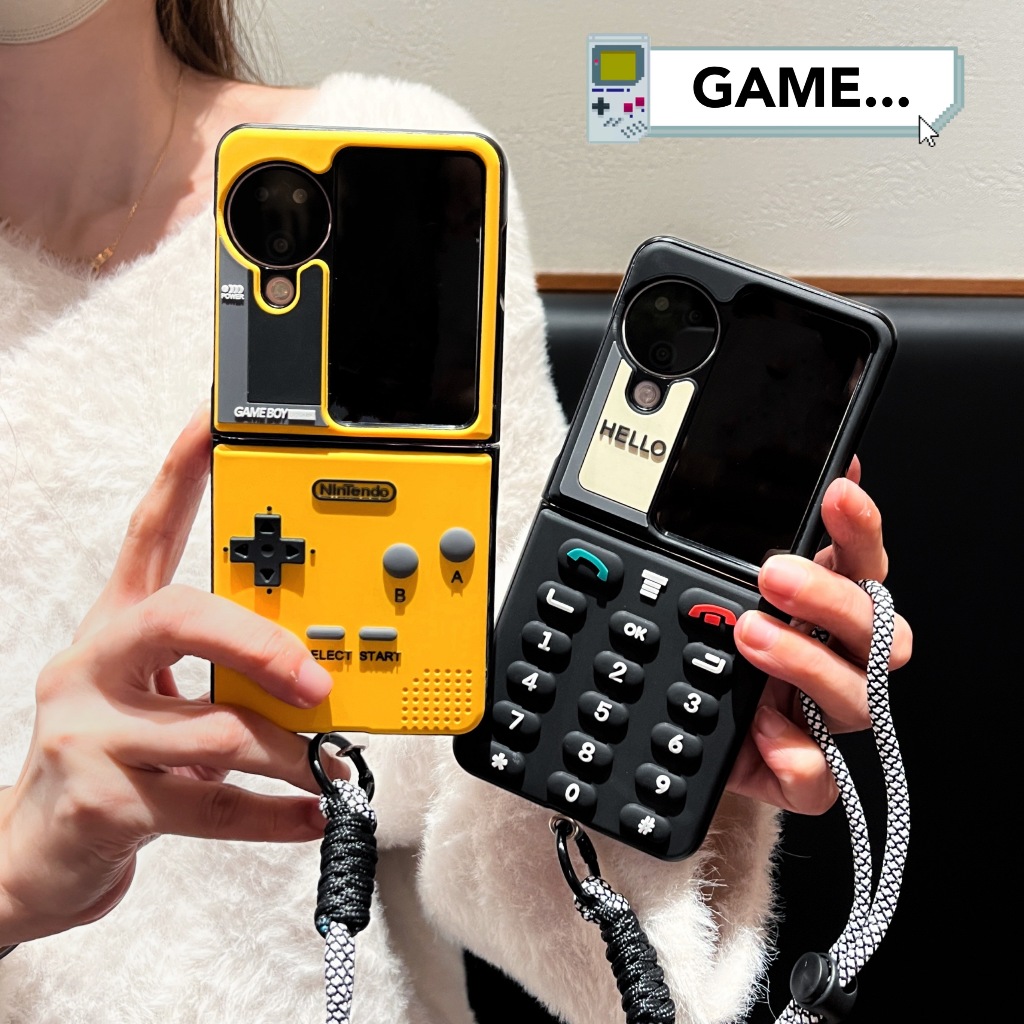 เคสโทรศัพท์มือถือ ซิลิโคน PC แข็ง ฝาพับ สไตล์โรงเรียนเก่า สําหรับ OPPO Find N3 Find N2 Flip 5G