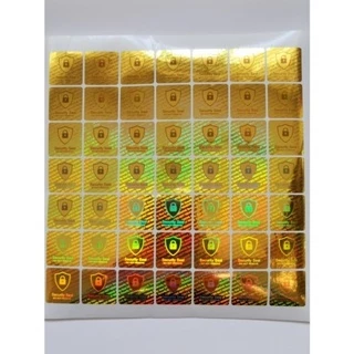290 ชิ้น 20x20 มิลลิเมตรสแควร์โฮโลแกรมซีลความปลอดภัยห้ามลบโฮโลแกรมสติกเกอร์ครั้งเดียวใช้หลีกเลี่ยงเปิดฉลาก