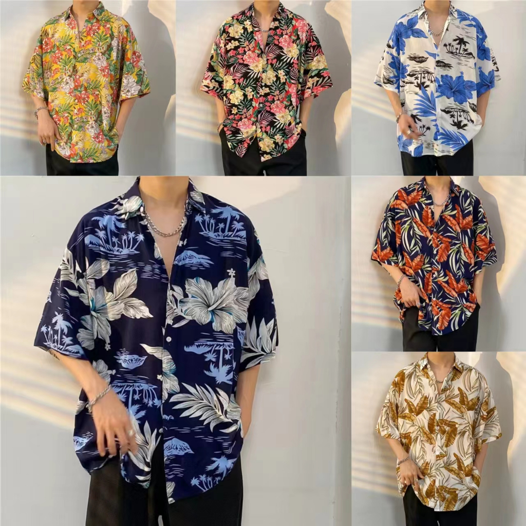 เสื้อเชิ้ตผู้ชาย เสื้อฮาวาย รุ่น 812