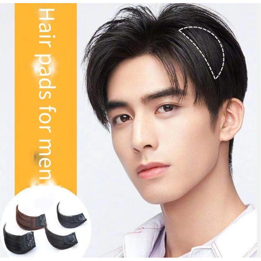 แผ่นแปะวิกผม แบบสองด้าน ไร้รอยต่อ ดูเป็นธรรมชาติ สําหรับผู้ชาย