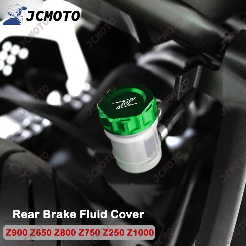 ฝาปิดถังน้ํามันเบรกหลัง สําหรับ Kawasaki Z900 Z800 Z400 Z750 ZX10R Z1000SX Z900RS Z1000 Z650RS Ninja