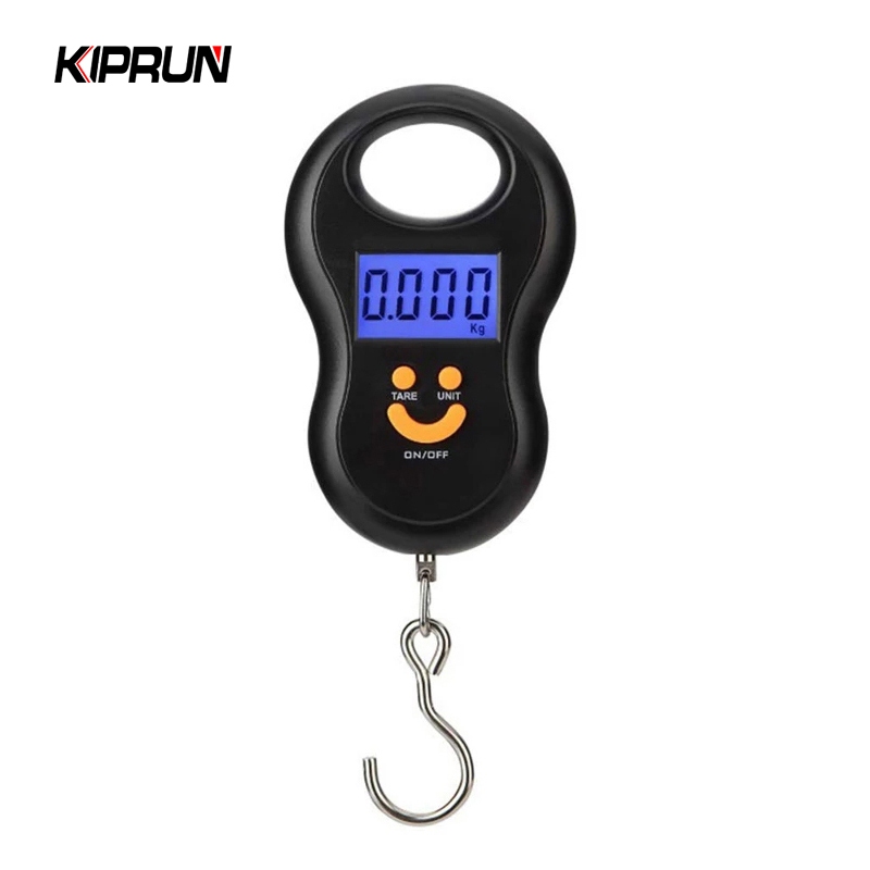 Kiprun เครื่องชั่งน้ําหนักกระเป๋าเดินทางอิเล็กทรอนิกส์ ดิจิทัล 50 กก. 10 กรัม