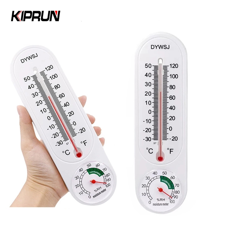 Kiprun เครื่องวัดอุณหภูมิความชื้นในร่ม และไฮโกรมิเตอร์ แบบแขวนผนัง และเครื่องวัดอุณหภูมิ ตัวชี้แช่แข็ง สําหรับปลูกพืชเรือนกระจก