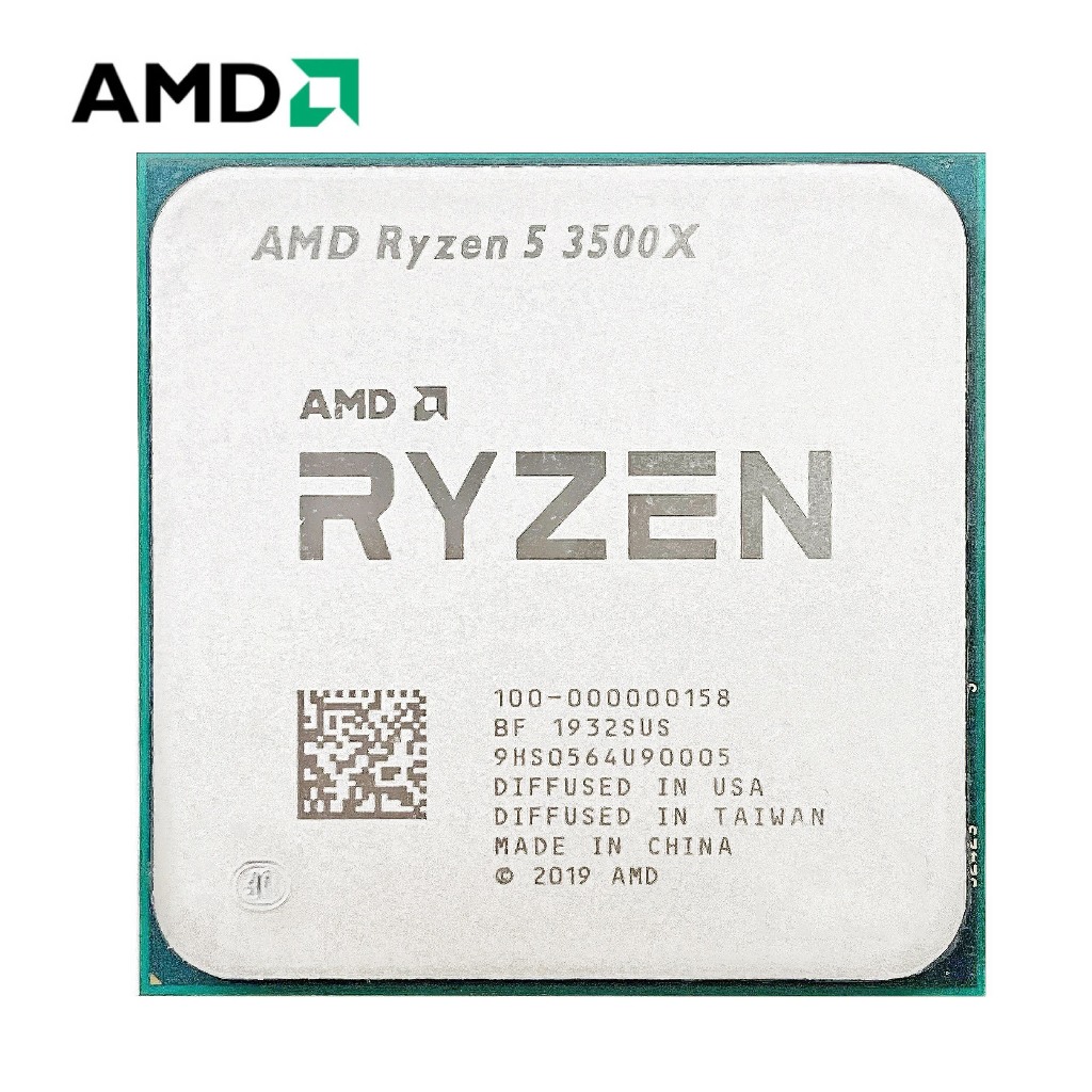 AMD Ryzen 5 3500X R5 3500X 3.6GHz โปรเซสเซอร์ CPU หกเกลียว 7NM 65W L3 = 32M 100-000000158 ซ็อกเก็ต A