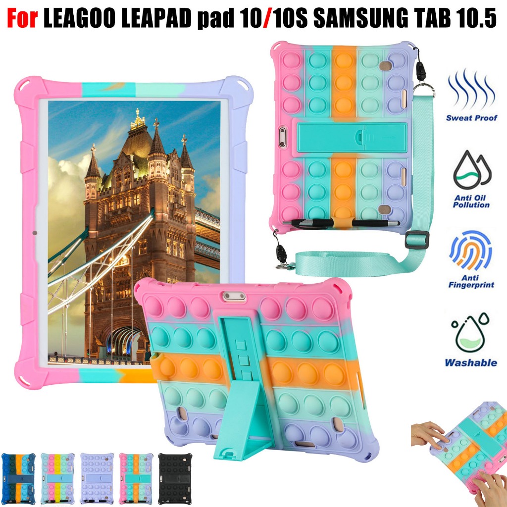 เคสแท็บเล็ต ซิลิโคนนิ่ม กันกระแทก สําหรับ LEAGOO LEAPAD pad 10 10S Samsung TAB 10.5 Samsung Tablet Pro 2021 10.8 Samsung Tablet Pus Galaxy S3 9.7