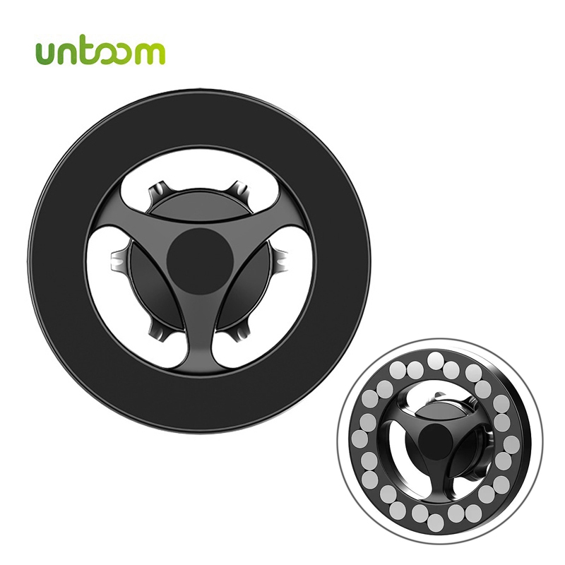 Untoom แหวนแม่เหล็กสําหรับ Magsafe Car Mount สําหรับ iPhone 15 14 Pro Max Xiaomi Universal แม่เหล็กขาตั้งโทรศัพท์อุปกรณ์เสริม