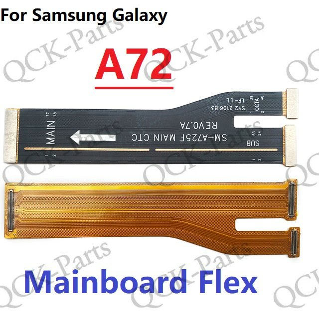 เมนบอร์ดสายเคเบิลอ่อน แบบเปลี่ยน สําหรับ Samsung Galaxy A72 A725F A53 A536B A52 A526B A71 A715F A31 A315F A21S A217F