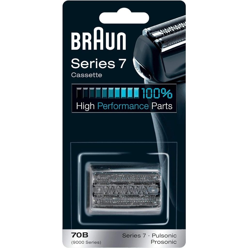 Braun มีดโกนหนวด 70 B สีดํา แบบเปลี่ยน สําหรับ Series 7 Razors