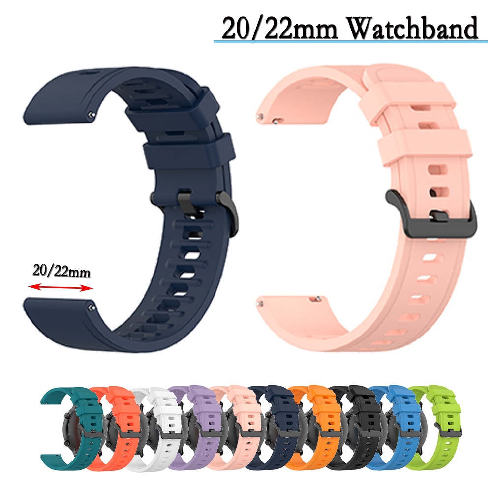 สายนาฬิกาข้อมือ ขนาด 20 มม. 22 มม. สําหรับ Huawei Watch GT4 มม. 3 2 |สําหรับ Samsung Galaxy Watch Gear Sport / Gear s3 / s2 Sport Watchband For Honor Magic 2