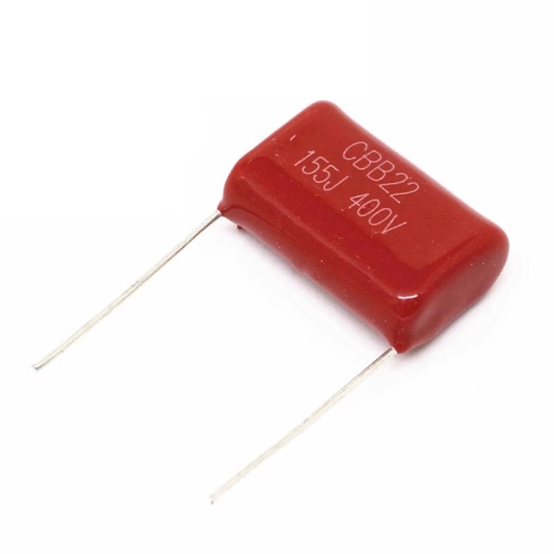 ((10 ชิ้น) ตัวเก็บประจุ CBB 400V 155J 1.5 UF 155J400V Pitch P = 20 มม.