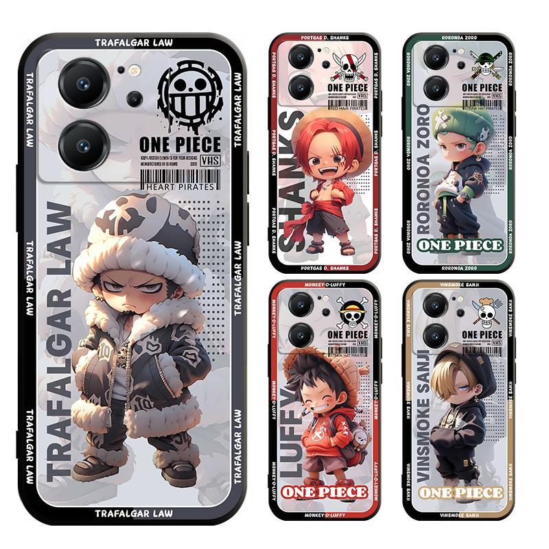 เคส xiaomi 13T 13 12 11 10T 11T 12T lite PRO 4g 5G โทรศัพท์มือถือนิ่ม เนื้อแมตต์ ลาย one piece luffy zoro ace สีดํา สําหรับ