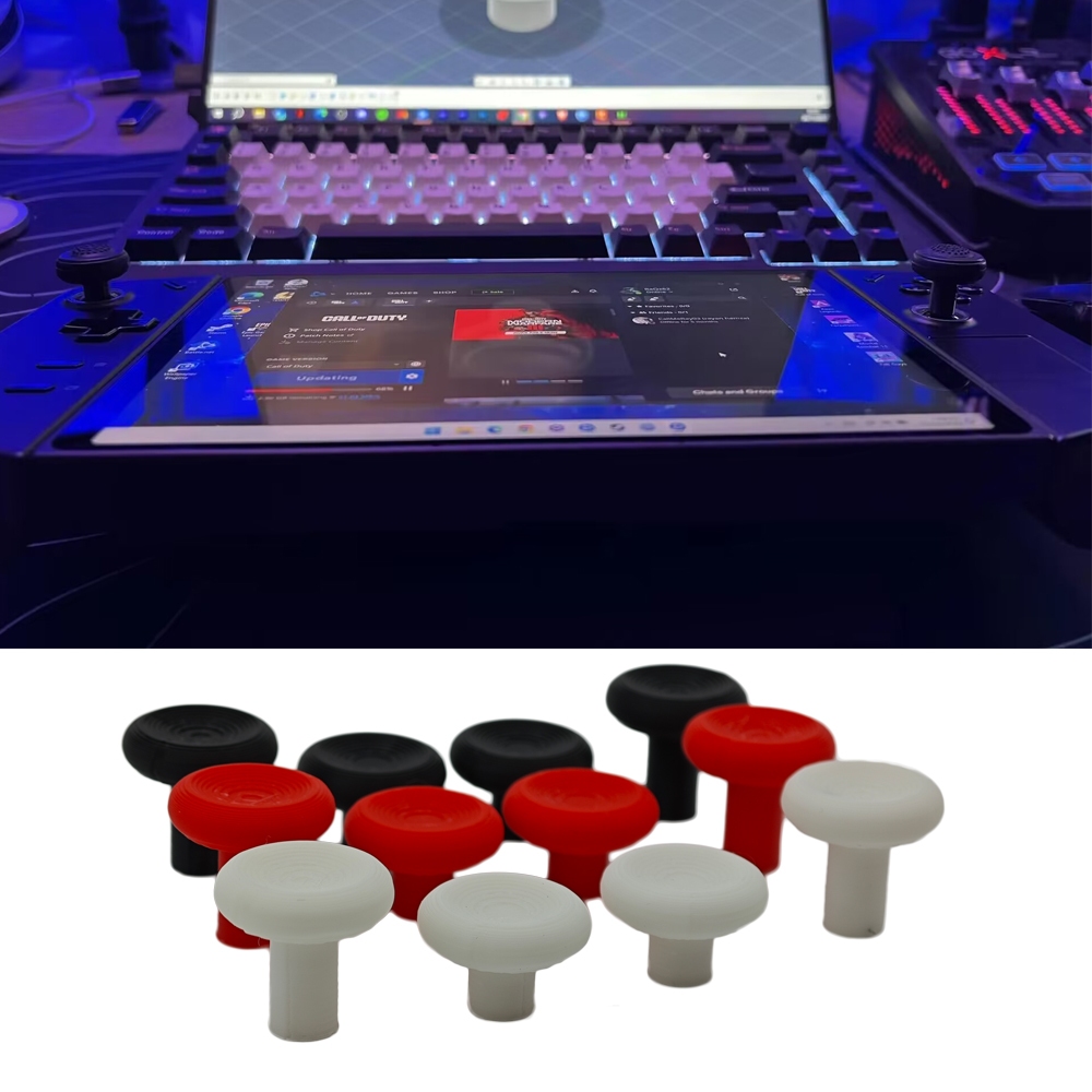 ฝาครอบจอยสติ๊ก สีสันสดใส แบบเปลี่ยน สําหรับ Lenovo Legion Go Game Handle Controller 2 ชิ้น