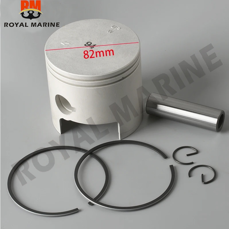 ชุดลูกสูบ Std 688-11631 พร้อมแหวน สําหรับมอเตอร์เรือ Yamaha 75HP 85HP 90HP 688-11631-02 696-11631-00 82 มม.