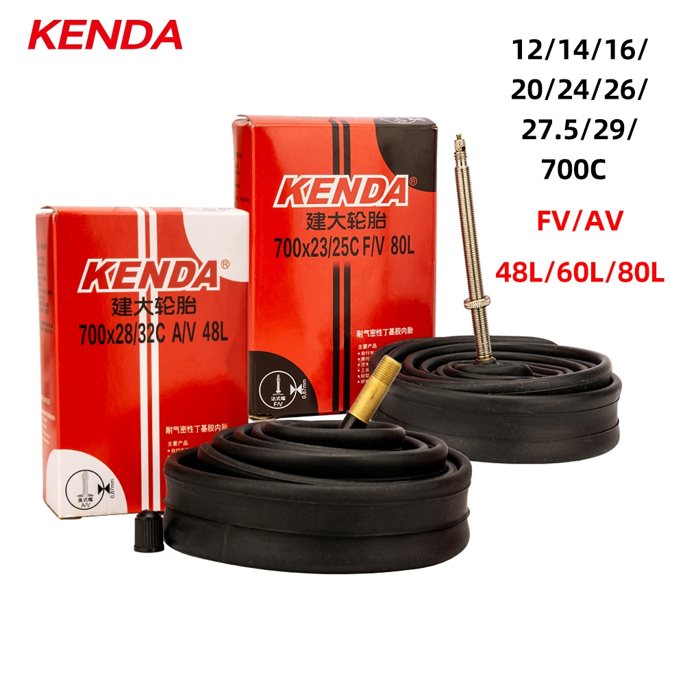 Ztto KENDA ยางในรถจักรยานเสือภูเขา FV AV สําหรับรถจักรยานเสือภูเขา 700C RB 26er 27.5er 29er 12 นิ้ว 14 นิ้ว 16 18 20 24 นิ้ว