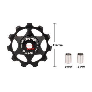 Ztto ลูกรอกตีนผีจักรยาน เหล็ก CNC 11T 13T AL7075 4 มม. 5 มม. 6 มม.