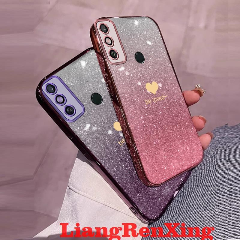 เคส มือถือ ซิลิโคนนิ่ม ใส กันกระแทก ลายกลิตเตอร์ สําหรับ TECNO SPARK 6 GO TECHNO SPARK 6 GO SFAX01