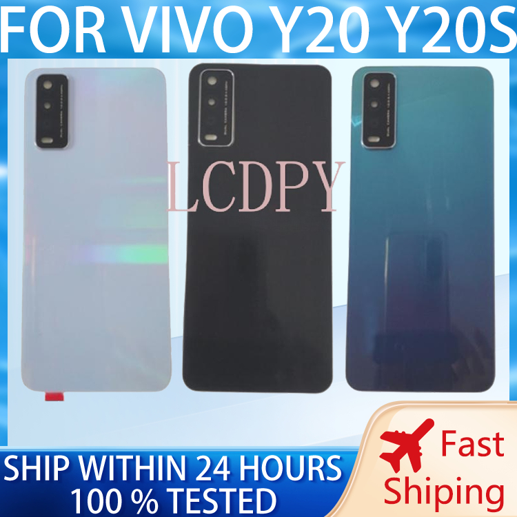 ฝาครอบแบตเตอรี่ ด้านหลัง สําหรับ Vivo Y20 Y20s