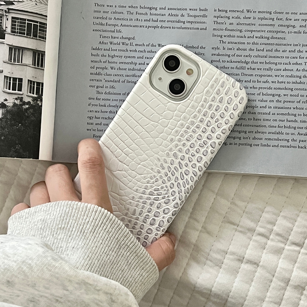 เคสโทรศัพท์มือถือ ลายหนังจระเข้ แฟชั่น สําหรับ iPhone 15 Pro Max 14promax 14pro 12 13 14 Pro Max 11 15promax ราคา ถูกที่สุด ดีลบีเคเค แกลเลอรีภาพที่ 6