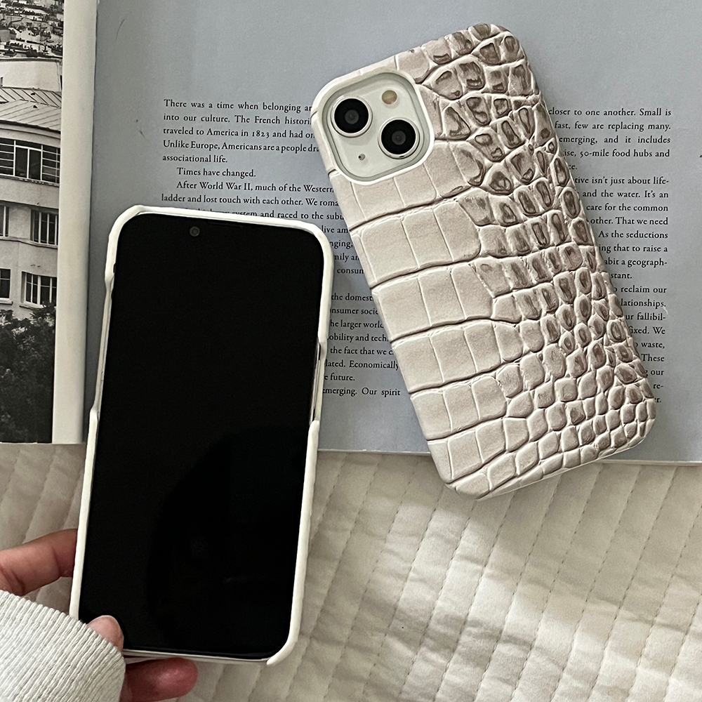 เคสโทรศัพท์มือถือ ลายหนังจระเข้ แฟชั่น สําหรับ iPhone 15 Pro Max 14promax 14pro 12 13 14 Pro Max 11 15promax ราคา ถูกที่สุด ดีลบีเคเค แกลเลอรีภาพที่ 9
