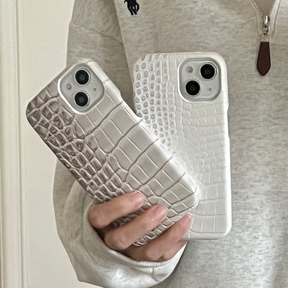 เคสโทรศัพท์มือถือ ลายหนังจระเข้ แฟชั่น สําหรับ iPhone 15 Pro Max 14promax 14pro 12 13 14 Pro Max 11 15promax ราคา ถูกที่สุด ดีลบีเคเค แกลเลอรีภาพที่ 4