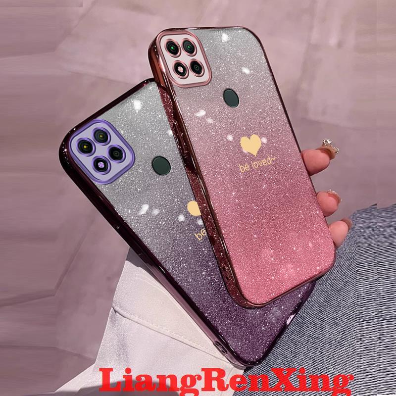 เคส redmi 9c redmi 10a xiaomi redmi 9c ซิลิโคนนิ่ม กันกระแทก ดีไซน์ใหม่ กลิตเตอร์ สําหรับคู่รัก ผู้หญิง เคสใส SFAX01