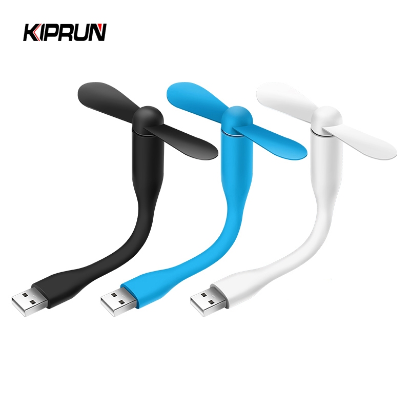 Kiprun Creative USB พัดลมยืดหยุ่นแบบพกพามินิพัดลมสําหรับ Power Bank & Notebook & คอมพิวเตอร์สําหรับโทรศัพท์สมาร์ท Hanldheld พัดลมระบายความร้อน Gadget