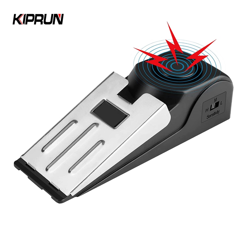 Kiprun กันชนประตู พร้อมสัญญาณเตือนภัย 120DB กันขโมย สําหรับบ้าน อพาร์ทเมนต์ เดินทาง