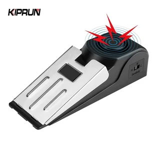 Kiprun กันชนประตู พร้อมสัญญาณเตือนภัย 120DB กันขโมย สําหรับบ้าน อพาร์ทเมนต์ เดินทาง