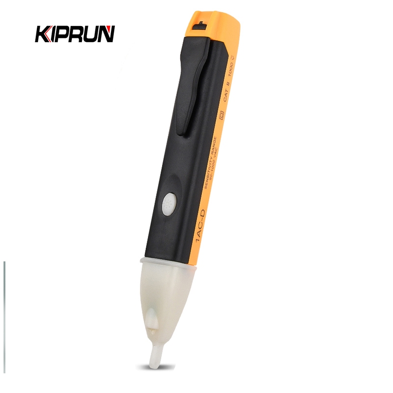 Kiprun ปากกาทดสอบแรงดันไฟฟ้า 90V-1000V AC DC แบบพกพา ไม่สัมผัส 110V-220V