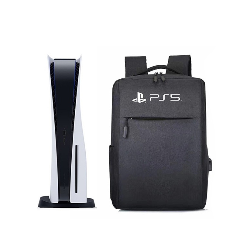 กระเป๋าเป้สะพายหลัง กระเป๋าเดินทาง กระเป๋าเก็บเกมคอนโซล สําหรับ PS5 &amp; PS4