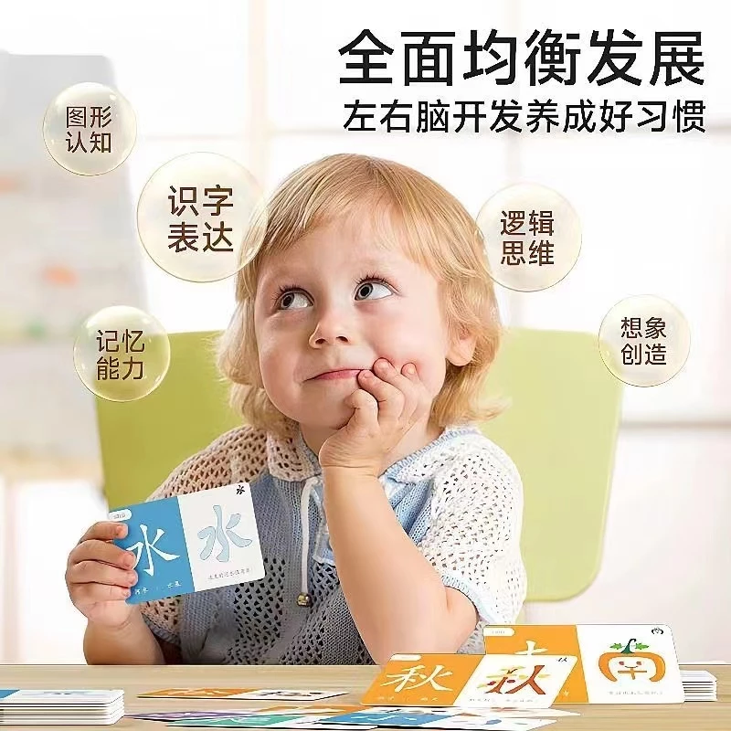 ชุดแฟลชการ์ดเรียนรู้ตัวอักษรจีน Chinese Characters Hanyu Pinyin 3 ชุด thumbnail 7