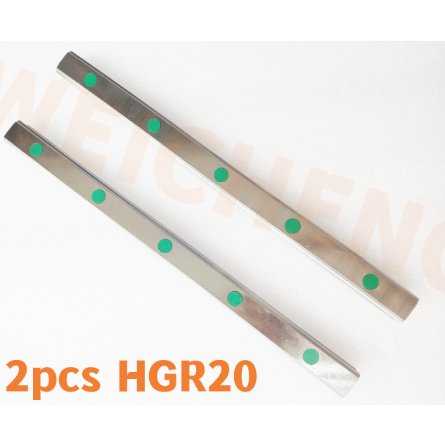 2 HGR15 HGH20 Square Linear Guide เครื่องแกะสลัก CNC