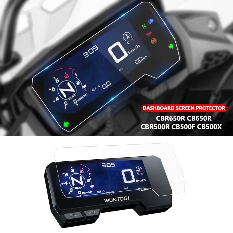 ฟิล์มกันรอยหน้าจอ สําหรับ HONDA CBR500R CB500F CB500X CBR650R CB650R 2019-2023