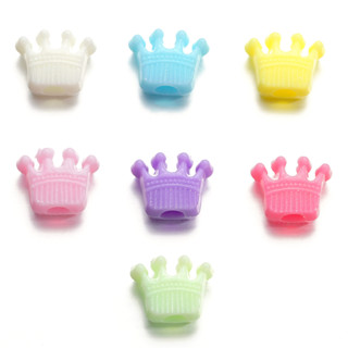 St.kunkka ลูกปัดอะคริลิค รูปมงกุฎ คละสี สําหรับทําสร้อยข้อมื…