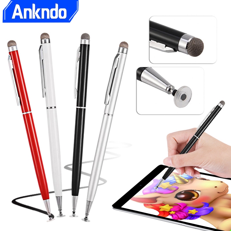 2 in 1 ปากกาสไตลัส หน้าจอสัมผัส ความไวแสงสูง สําหรับโทรศัพท์มือถือ แท็บเล็ต Samsung Phone