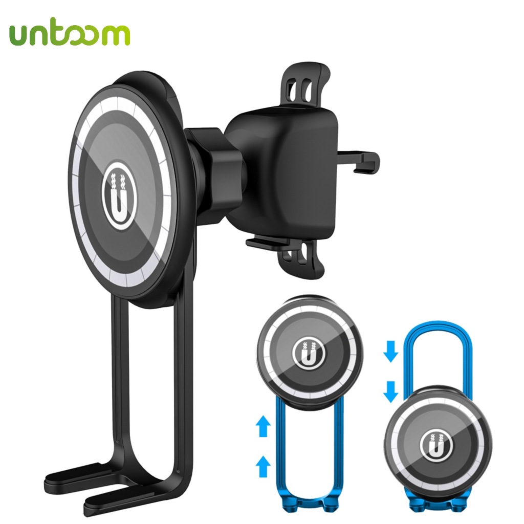 Untoom ที่วางโทรศัพท์ในรถยนต์สําหรับ iPhone 14 13 12 Pro Max Magnetic Car Air Vent ที่วางโทรศัพท์ขาตั้ง Car Mount ที่วางโทรศัพท์สําหรับ Magsafe
