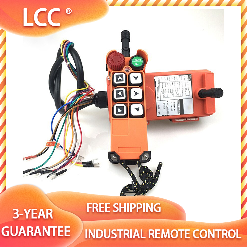 LCC F21-E1 รีโมทคอนโทรลวิทยุ 36V/220V/380V สำหรับเครนและรอกเครนควบคุมระยะไกล รถบรรทุกติดเครน รอกไฟฟ้า