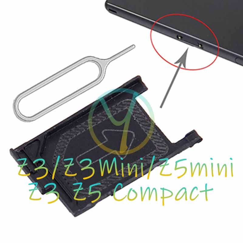 ถาดใส่ซิมการ์ด Micro สําหรับ Sony Xperia Z3 Z3 Mini Z3 Compact Z5 Compact Z5 Mini Z3MINI Z5MINI Z5Compact Z3