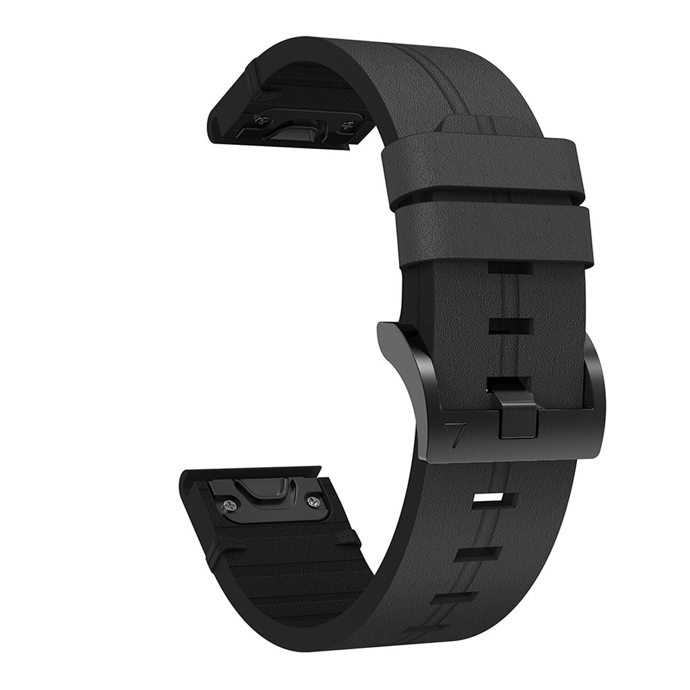 Quickfit สายนาฬิกาข้อมือหนัง 22 มม. 26 มม. อุปกรณ์เสริม สําหรับ Fenix 7XPro 7 6 5X Garmin Forerunner 955 Solar 945 LTE 745 935