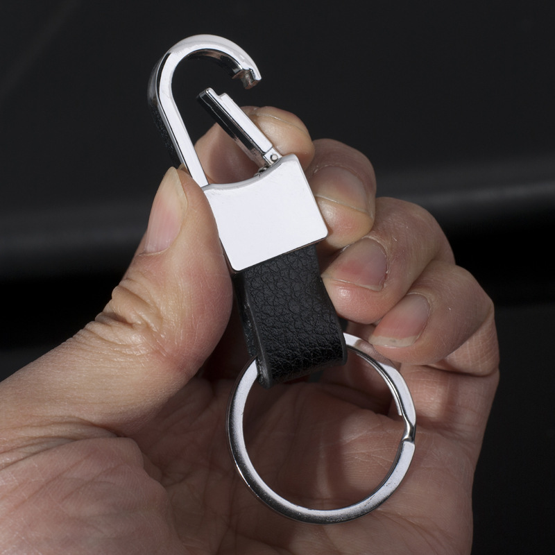 พวงกุญแจรถหนัง Universal Key Fob พวงกุญแจหนัง Key Chain สําหรับผู้ชายและผู้หญิง