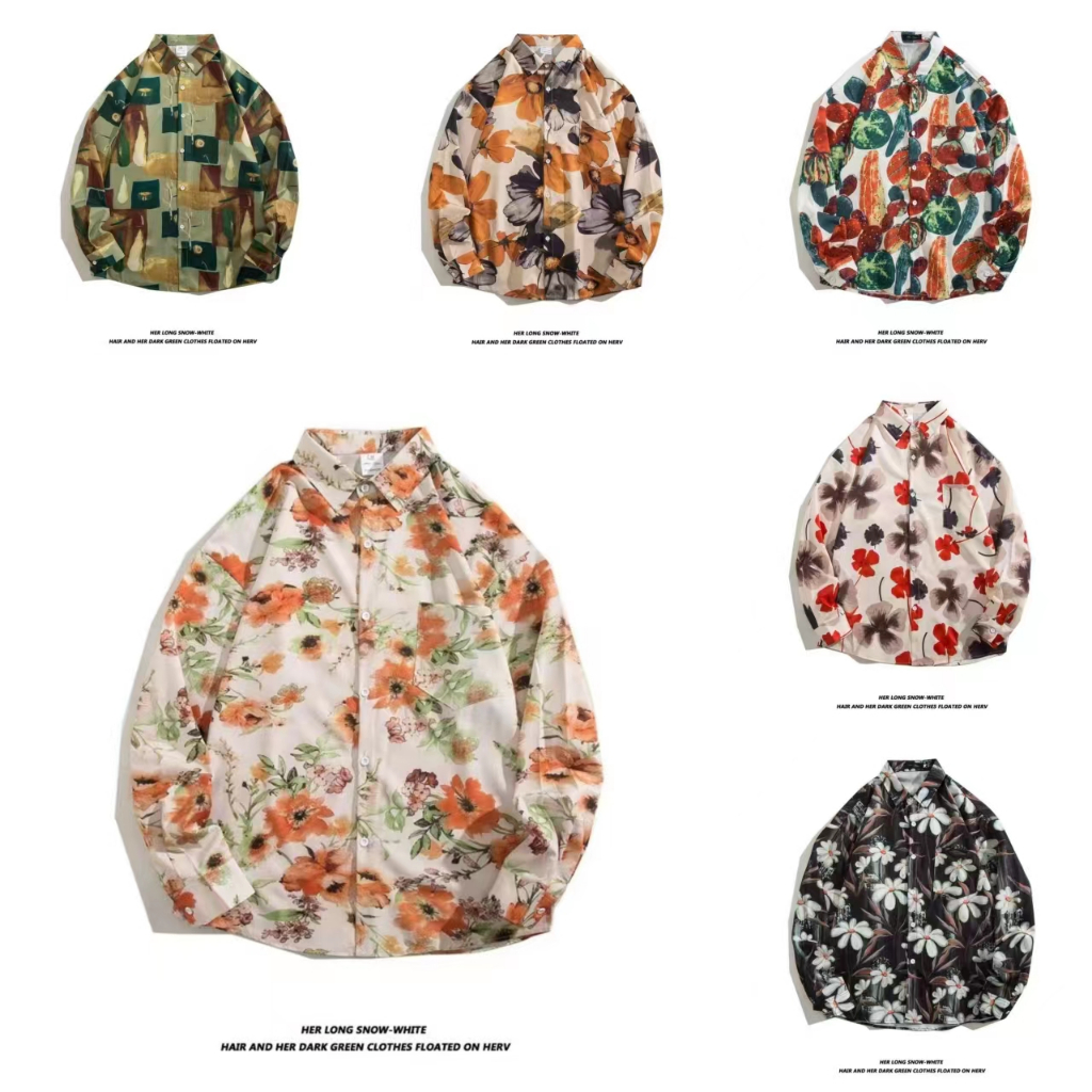 เสื้อเชิ้ตแขนยาว แฟชั่นสําหรับผู้ชาย รุ่น 2334