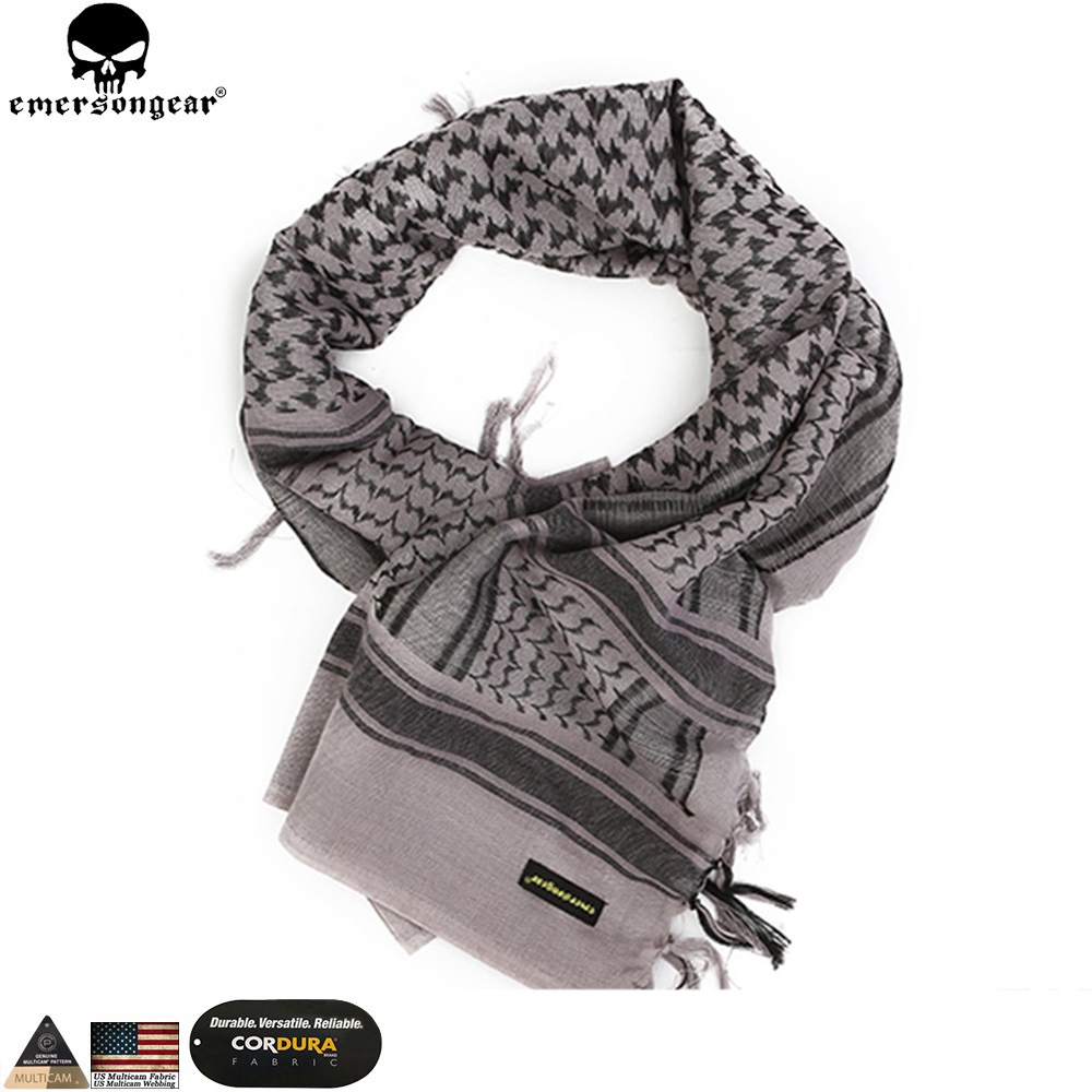 Emersongear ผ้าพันคอคออาหรับ เดินกลางแจ้ง ผ้าพันคอกันลม และผ้าพันคอ Mag ขอบทะเลทราย