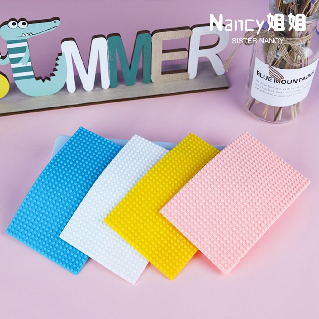 <Nancy>เบาะนุ่มสำหรับสร้างบล็อกของเล่น/ฐานกันลื่น/หน่วยการสร้างขนาดเล็ก/เครื่องมือเสริมพิเศษ/เครื่องมือประกอบ