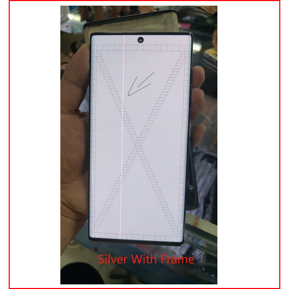 ของแท้ หน้าจอสัมผัส LCD ลายจุด สีดํา สําหรับ Samsung Galaxy Note 10+ N975F N975F DS N975U Note 10 Pl