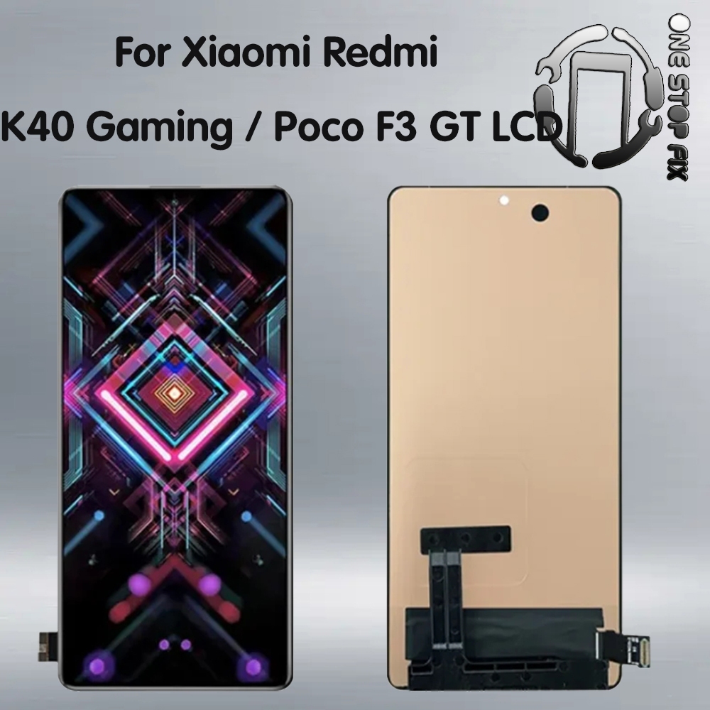 อะไหล่หน้าจอสัมผัสดิจิทัล LCD 6.67 นิ้ว แบบเปลี่ยน สําหรับ Xiaomi Redmi K40 Gaming Poco F3 GT Redmi 